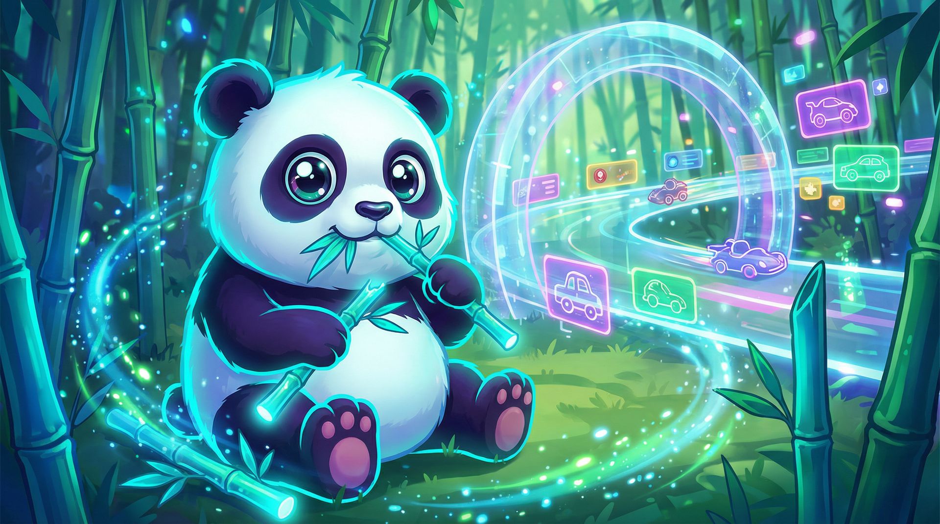 小马拉大车精选熊猫视频